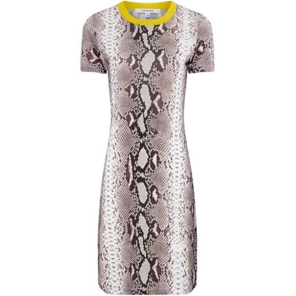 Carven snake print tshirt dress - Picture 1 of 6